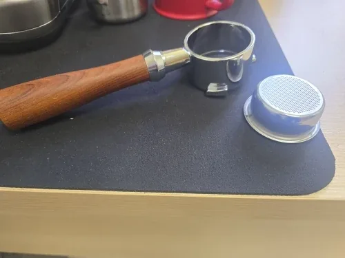 Bottomless portafilter photographed by Elena R., a verified buyer