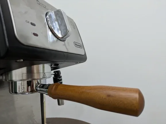 Bottomless portafilter photographed by Reuben A., a verified buyer