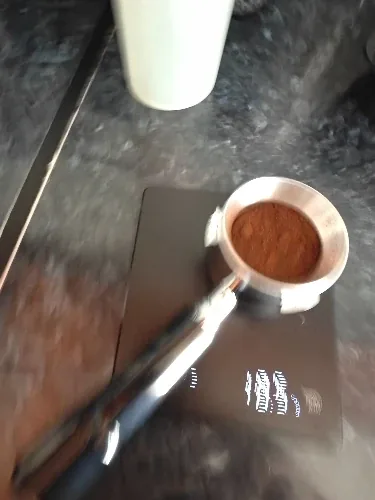 Bottomless portafilter photographed by Amara K., a verified buyer